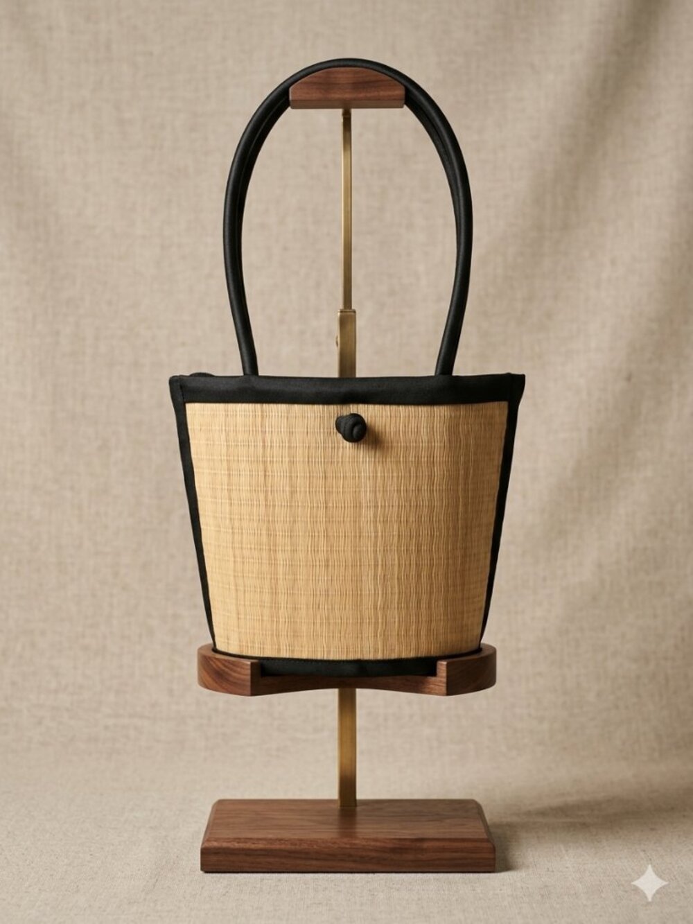 Ethically Made Baskets of Cambodia Natural Fiber Satchel